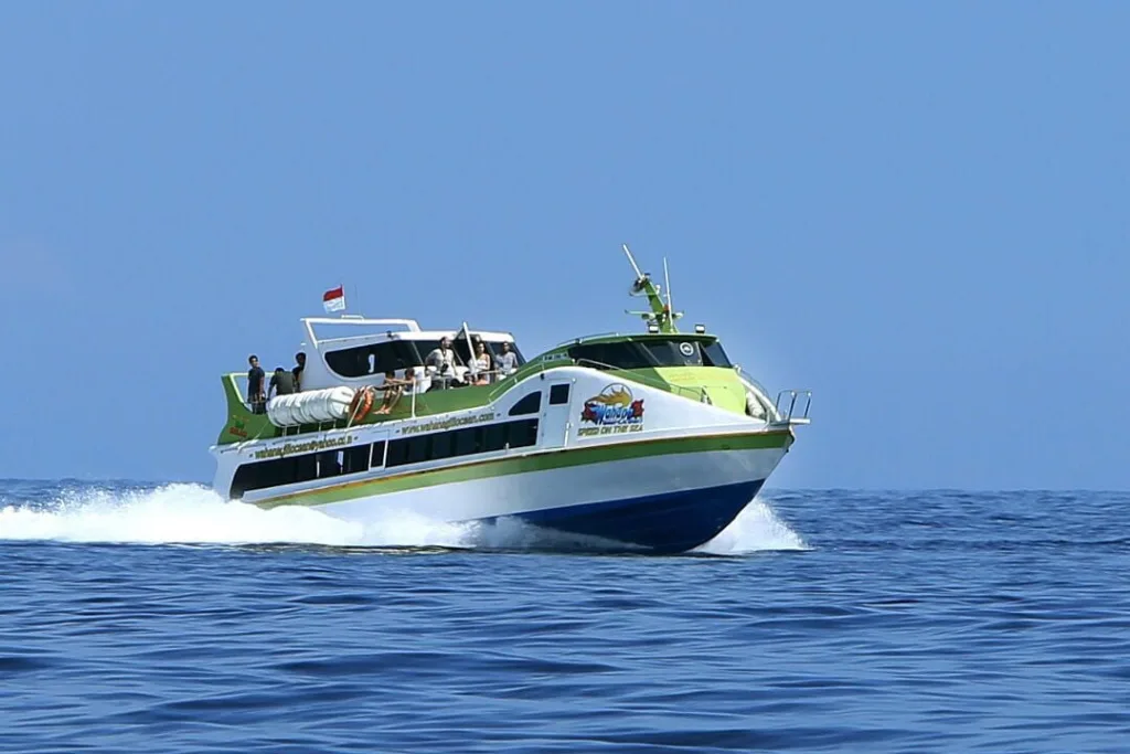Fast boat to Gili Islands