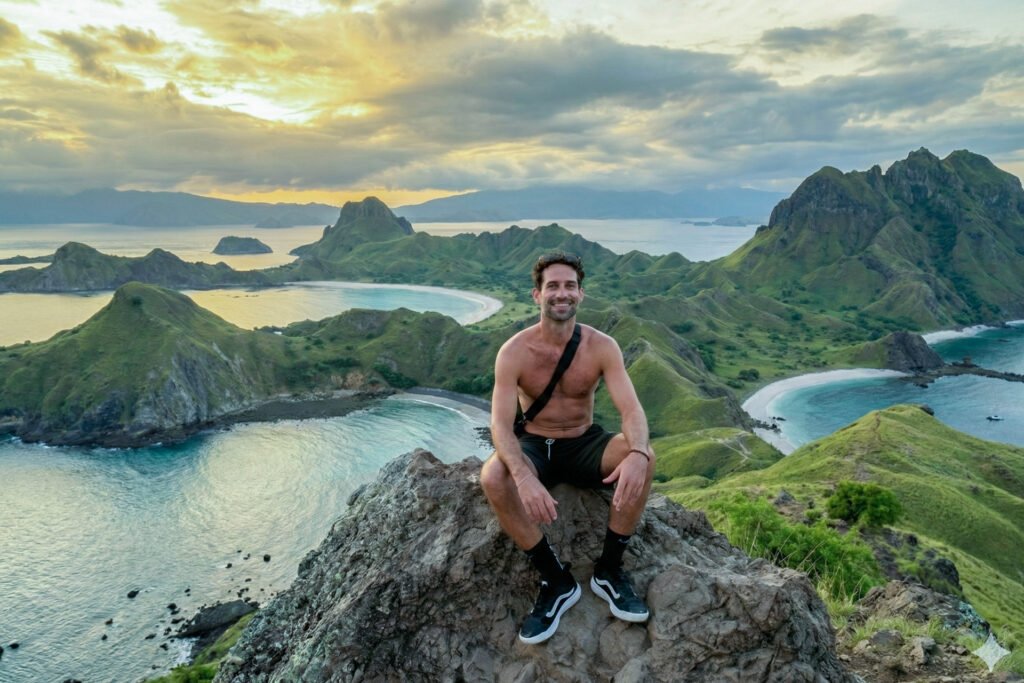 Sunset at Padar Island