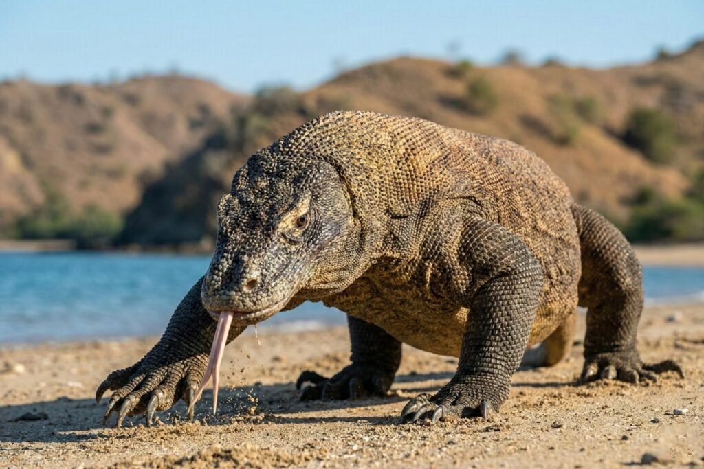 Komodo Dragon at Loh Liang, Komodo Trip 4 Days 3 Nights